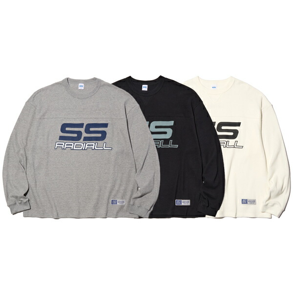 【SALE30%off】RADIALL ラディアル COUPE - FOOTBALL SHIRT L/S サーマルロングスリーブシャツ【17時まで即日発送】【送料無料】