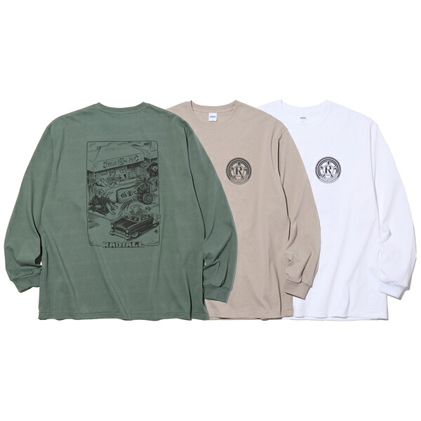 RADIALL/ラディアル CHOJU GIGA - CREW NECK T-SHIRT L/S【ロングスリーブＴシャツ】【17時まで即日発送】