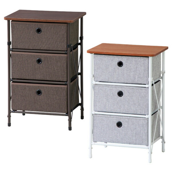 楽天市場】チェスト 3段 組立簡単 工具不要 収納 便利 リビング
