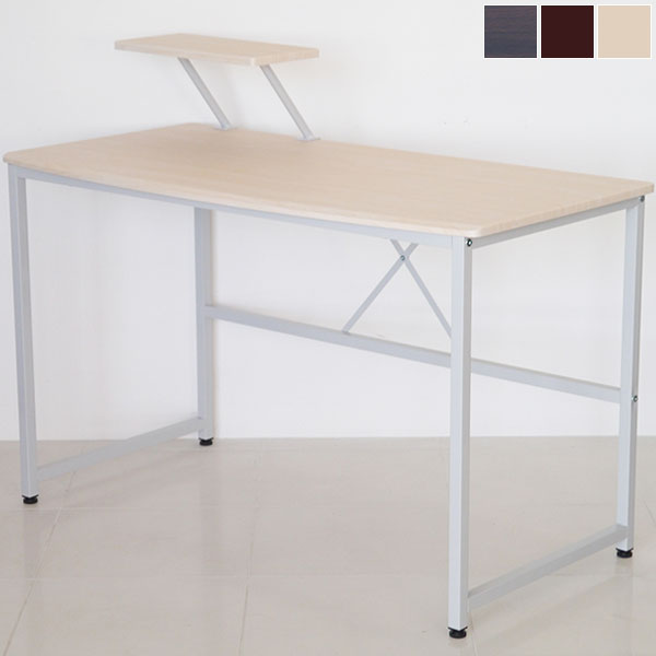 1 デスク ナチュラル ブラウン ダークブラウン 棚付 勉強机 書斎デスク パソコンデスク Pcデスク 学習デスク 中学生 高校生 大学生 シンプル モダン スタイリッシュ レトロ 幅1cm 奥行き60cm 高さ93 8cm おしゃれ 想像を超えての