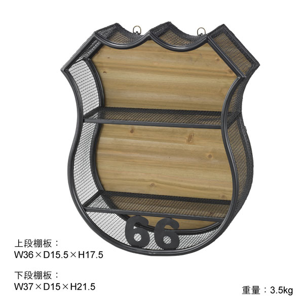 宅送 送料無料 ウォールラック A Route66 B 壁掛け アメリカンテイストがお洒落なウォールラック ガレージなど趣味のお部屋にも おしゃれ アメリカン 収納 棚 インテリア アメリカ雑貨 ヴィンテージ アンティーク 棚 安い Prestomaalaus Fi