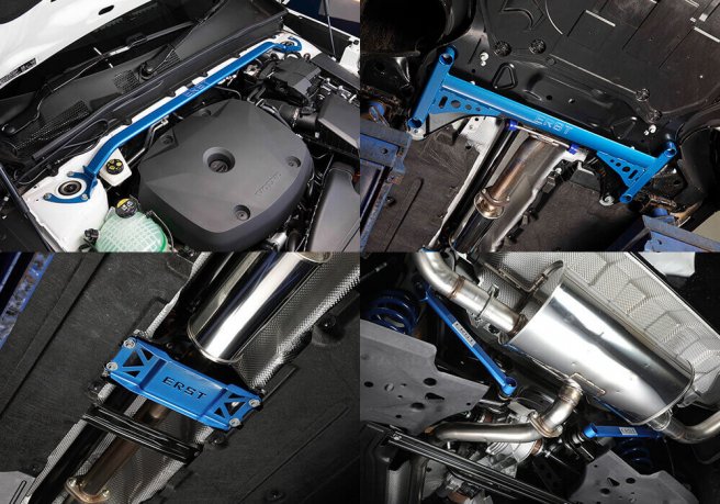 ERST エアスト ボディ 補強パーツ XC40 (XB) 2018~ 4P-SET