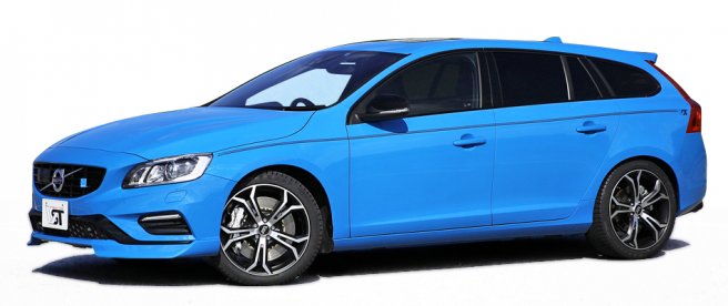 VOLVO ボルボ V60 S60 POLESTAR VST フロントスポイラーアンダープレート FRP