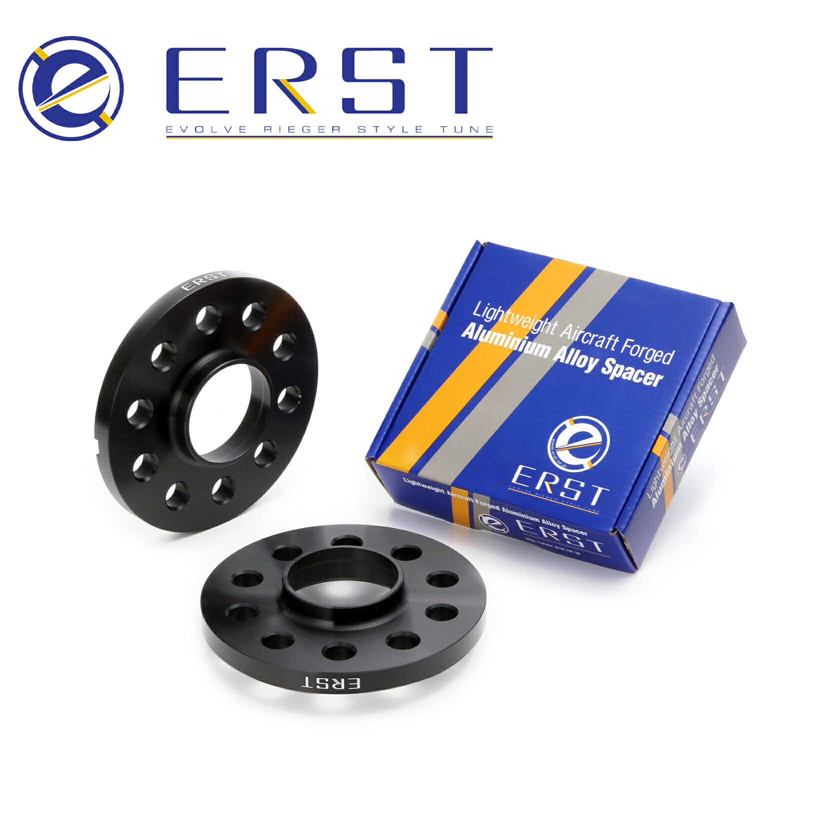 ERST エアスト ボルボ 専用フォージド スペーサー 13mm 63.4 ブラック EFS8-13634B