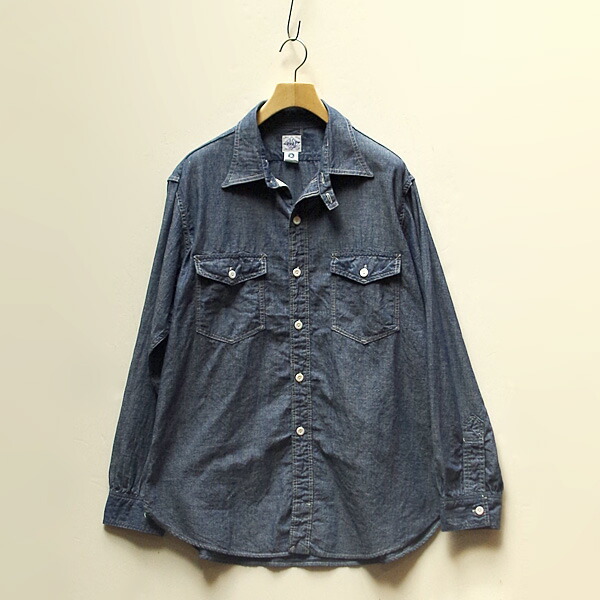 楽天市場】Post O' Alls(ポストオーバーオールズ)ARMY SHIRT8oz. Denim