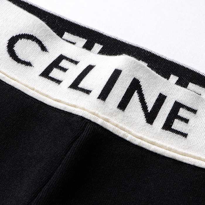 セリーヌ CELINE ロゴ ブラック 372N 2A05P 38CR レギンス