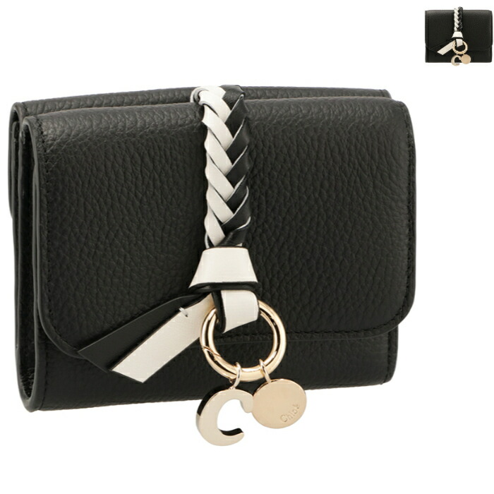 最高級 クロエ CHLOE 財布 三つ折り アルファベット ALPHABET スモール
