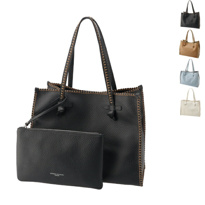★GIANNI CHIARINI★ MARCELLA 千鳥格子 トートバッグ GIANNI CHIARINI ジャンニキアリーニ トートバッグ MARCELLA M