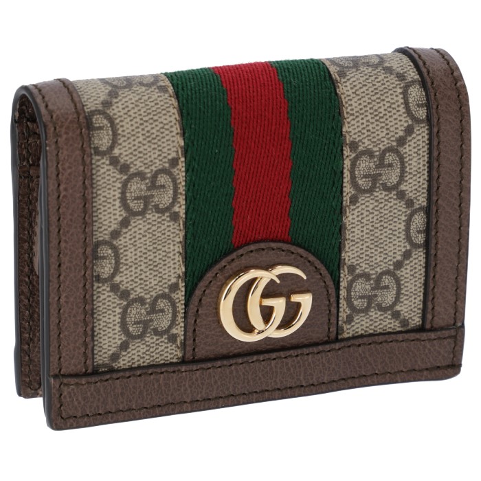 【楽天市場】グッチ GUCCI 財布 レディース 二つ折り ミニ財布 Ophidia オフィディア GGスプリーム カードケース 小銭入れ