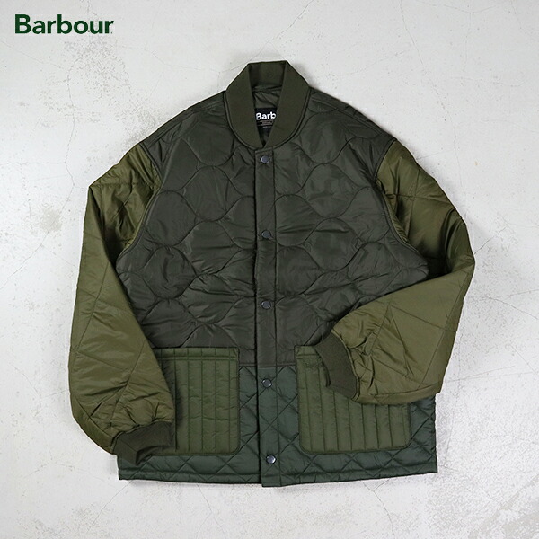 20%OFFクーポン対象 / バブアー Barbour / CORDING QUILTED JACKET コーディング キルトジャケット / ARMY GREEN / MQU1855 / メンズ / 2025秋冬
