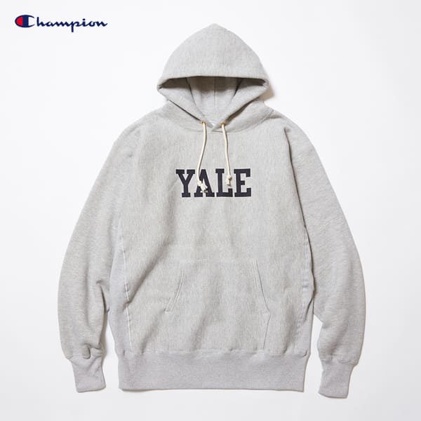 10%OFFクーポン対象 / チャンピオン Champion | リバースウィーブ『R フーデッドスウェットシャツ | YALE | TRUE TO ARCHIVES | C3-S122 | シルバーグレー | 2025秋冬