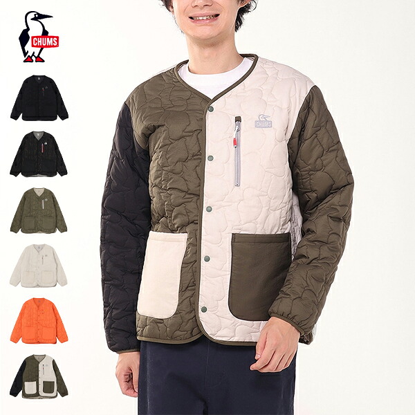 20%OFFクーポン対象 / チャムス CHUMS / Booby Stitch Padded Cardigan ブービーステッチパテッドカーディガン / CH04-1469 / ジャケット / アウター / アウトドア / 2025秋冬 新作