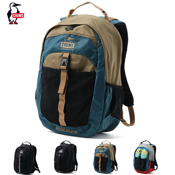 チャムス CHUMS / Spring Dale 20 スプリングデール20 / CH60-4099 / デイパック / リュック / 耐久性 / タウンユース / アウトドア / ユニセックス / 2026春夏
