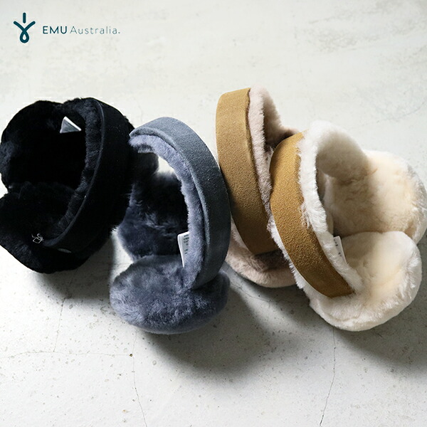 エミュ EMU / Angahook Earmuff アンガホックイヤーマフ / ムートン イヤーマフ / W9403 / 2024秋冬 7,128円