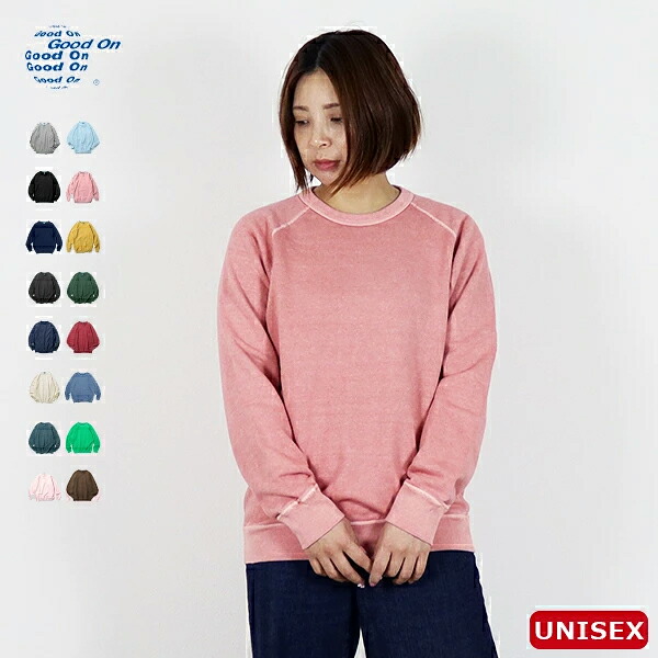 10%OFFクーポン対象 / グッドオン GOOD ON / ラグランクルースウェット / GOBW-101 / クルーネックスウェット / ラグランスリーブ / 日本製 / ユニセックス / 2025春夏 / 2025秋冬 新作