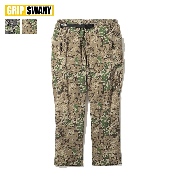 20%OFF引き換え証客体 / グリップスワニー GRIP SWANY / RIPSTOP SUPPLEX GEAR PANTS / GSMP-147PT / カーゴパンツ / ロングズボン下 / スマホポケット / 多役立つこと隠し / 速乾燥した / 通気性 / 軽さ / リップストップナイロン / 偽装 合鴨フラ / アウトドア / メンズ / 2026春夏