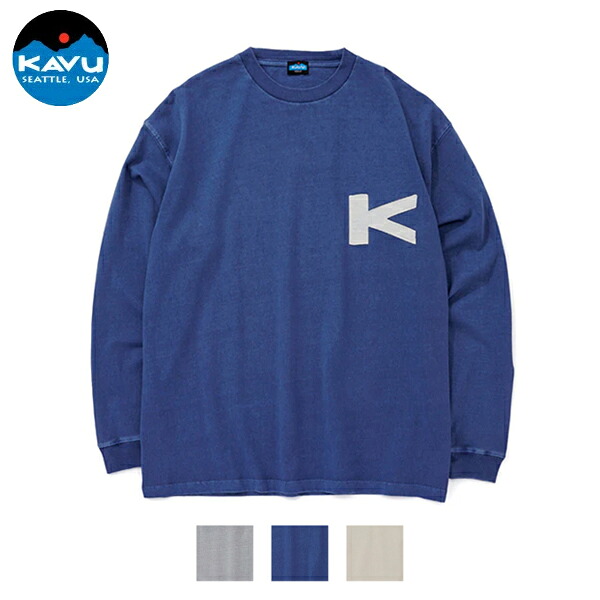 20%OFF / カブー KAVU / K Patch LS Tee ケーパッチ ロングスリーブTシャツ / 19822320 / カットソー / 長袖 / シンプル / ユニセックス / 2025秋冬