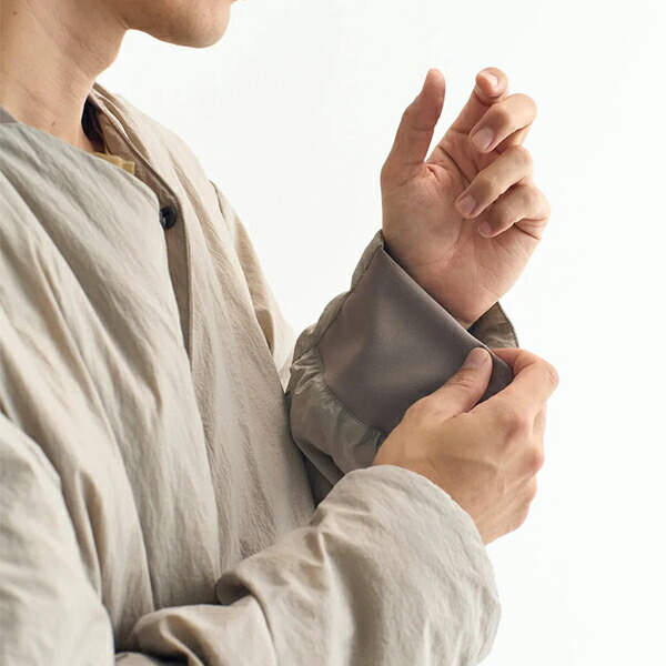 NANGA ナンガ NO COLLAR SOFT DOWN CARDIGAN ノーカラーソフトダウン