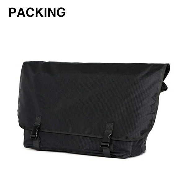 10%OFFクーポン対象 / パッキング PACKING | RIP STOP MESSENGER リップストップメッセンジャーバッグ | PA-052 | メッセンジャーバッグ | リップストップ生地 | 大容量 | シンプル | 2025春夏