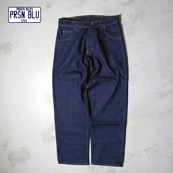 20%OFF引き換え証客体 / プリズンブルース / PRISON BLUES / 伸び伸びする填まる デニム / RELAXFIT JEANS / 亜米利加製 引っ切り無い ジーンズ / IMPORT103 / メンズ