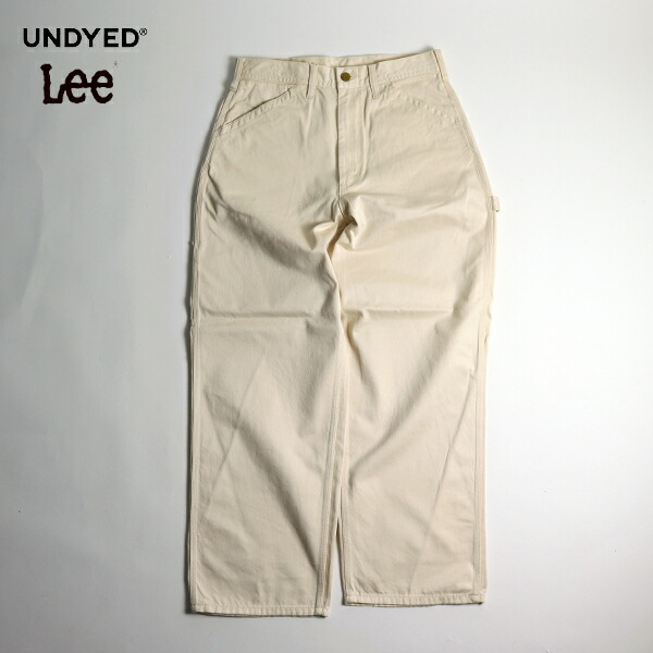 20%OFFクーポン券客体 / アンダイド UNDYED / Lee for UNDYED Painter Pants / 26SS331 / ロバート・エドワード・リー 共同研究 ペインターパンツ 細工物ズボン下 生み出すことり 自然的 象牙色 ジーンズズボン下 引っ切り無い メンズ レディース ユニ一発やる / 2026春夏