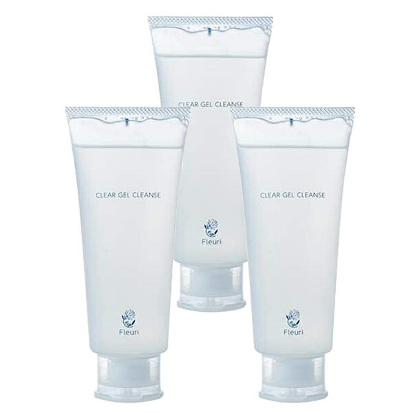 フルリ クリアゲルクレンズ 3本 150ml 3 クレンジング メイク落とし 毛穴 黒ずみ ザラつき 美肌 無添加 77 Off