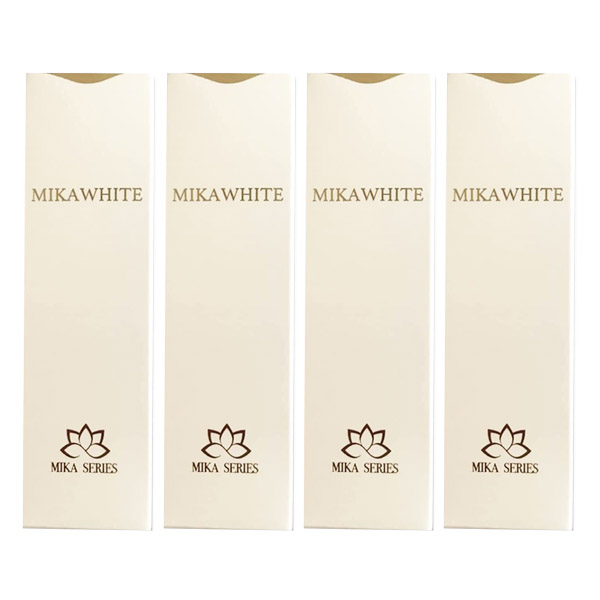 ミカホワイト MIKA WHITE 4本(30g × 4)ホワイトニング 輝く美白歯 歯磨き 歯磨き粉｜ワンズダイレクト