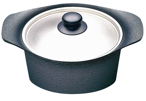 楽天市場】柳宗理 南部鉄器 IH対応 鉄鍋 深型 22cm 3.5L ステンレス蓋