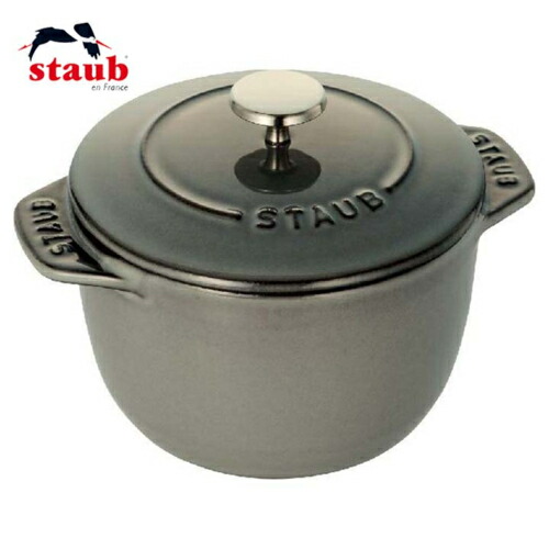 楽天市場】ストウブ staub ラ ココット de GOHAN Mサイズ 16cm グレー