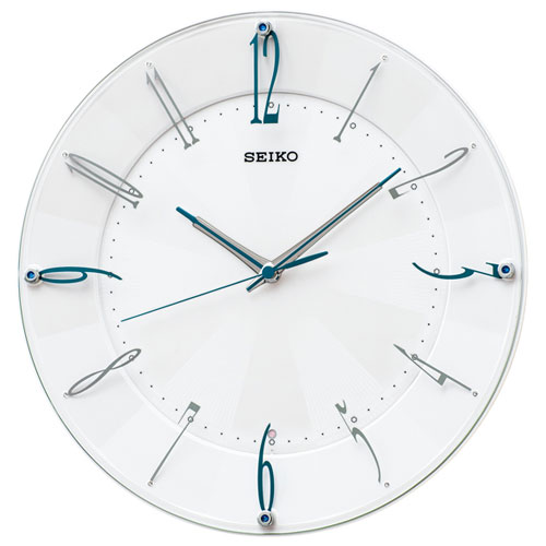 楽天市場】セイコー(SEIKO) KX504W 白パール スタンダード 電波掛時計