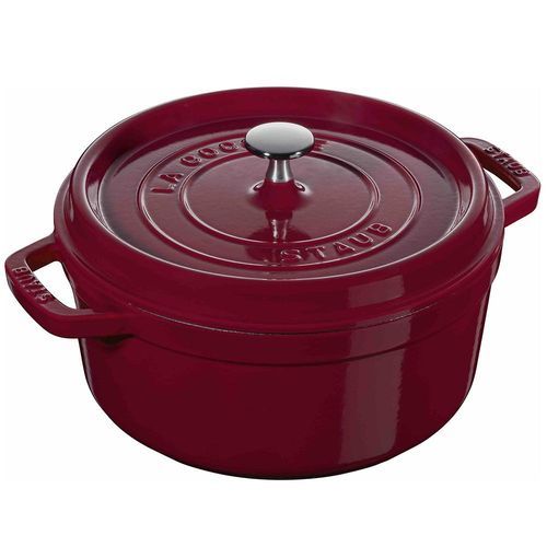 ストウブ(staub) STAUB ストウブ ピコ・ココット ラウンド 20cm 2.2L 限定色ボルドー IH対応 国内正規品 鋳物ホーロー鍋 生涯保証付き|ワンズマート店