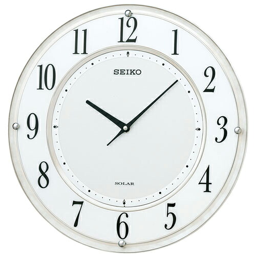 セイコー(SEIKO) SF506W ソーラー電波掛け時計
