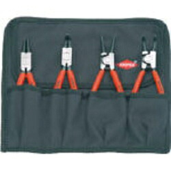 クニペックス(ＫＮＩＰＥＸ) 1956 4本組 スナップリングプライヤー｜ワンズマート店
