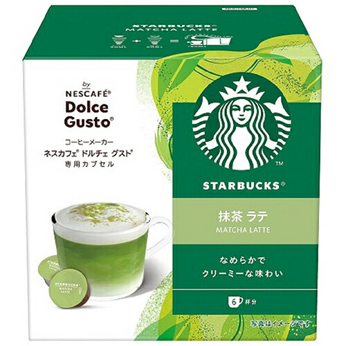 楽天市場】ネスレ日本 スタバ抹茶ラテドルチェグストカプセル 6杯