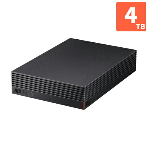 バッファロー(BUFFALO) HD-EDS4U3-BE パソコン&テレビ録画用 外付けHDD 4TB|ワンズマート店