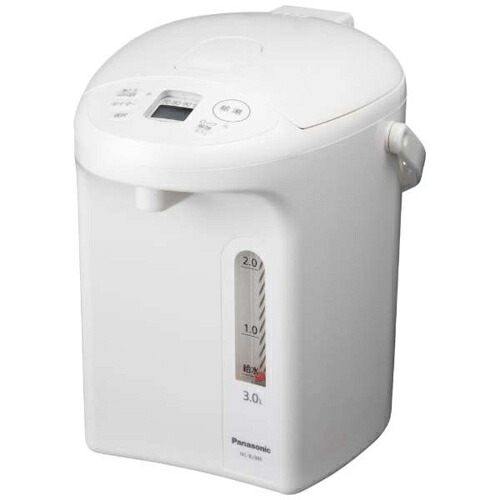 パナソニック(Panasonic) NC-BJ305-W ホワイト マイコン沸騰ジャーポット 3.0L 電気ポット