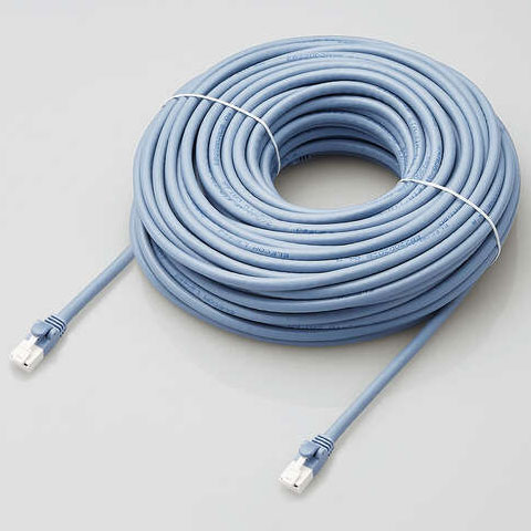 エレコム ELECOM LD-GPAT/BU30/RS ブルー Cat6a LANケーブル 30m LDGPATBU30R