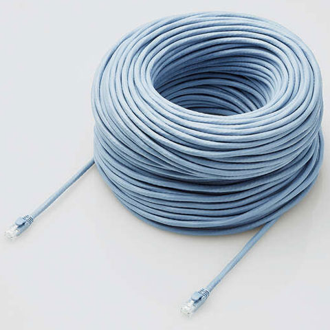 エレコム ELECOM LD-GPAT/BU90/RS ブルー Cat6A LANケーブル 90m LDGPATBU90R 14,473円