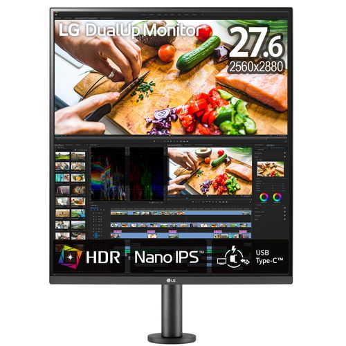 LG 27.6インチDualUpモニター 28MQ780-B 公式】 LG 27.6インチ 4K デュアルアップ モニター - 28MQ780-B