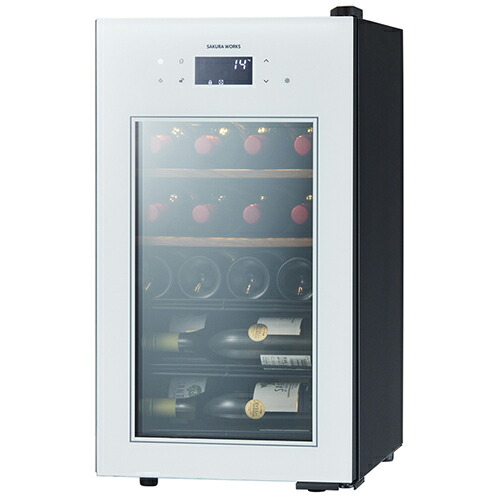 楽天市場】さくら製作所 ZERO CHILLED OSK9-W ホワイト ワインセラー 9