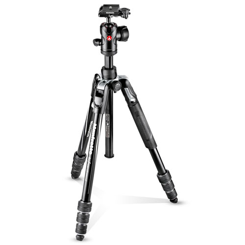 マンフロット(Manfrotto) MKBFRTA4BK-BH ブラック/シルバー Befree Advanced アルミニウムT三脚キット|ワンズマート店