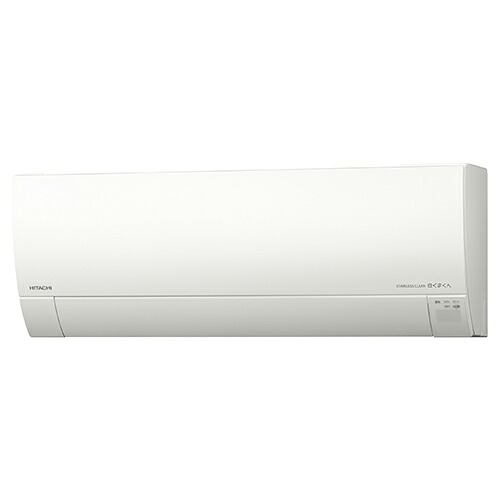 【標準工事費込】日立(HITACHI) エアコン 8畳 2.5kw RAS-RK25R-W 日立 メガ暖 白くまくん RKシリーズ 100V 壁掛タイプ|ワンズマート店