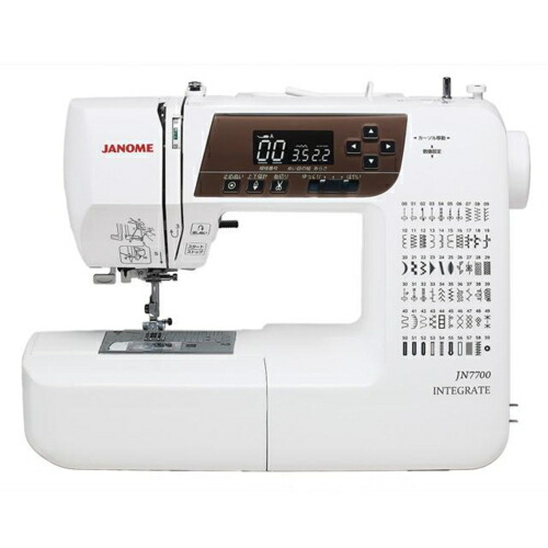 【長日月引き請ける付】ジャノメ(janome) JN7700 電子計算機ミシン 家電-ミシン