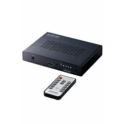 エレコム ELECOM VSP-VWCHD14-BK 黒 4画面 ビデオウォールコントローラー 4K 60サイクル 画面回転させる能力のある VSPVWCHD14BK TV・オーディオ・カメラ-AVケーブル-スピーカーケーブル