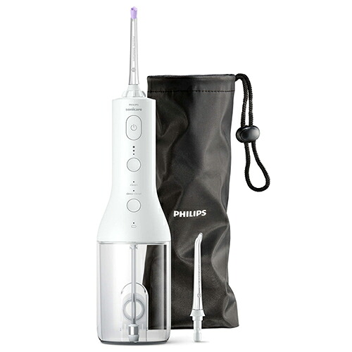 フィリップス(PHILIPS) HX3826/31 ホワイト コードレスパワーフロッサー 口腔洗浄器
