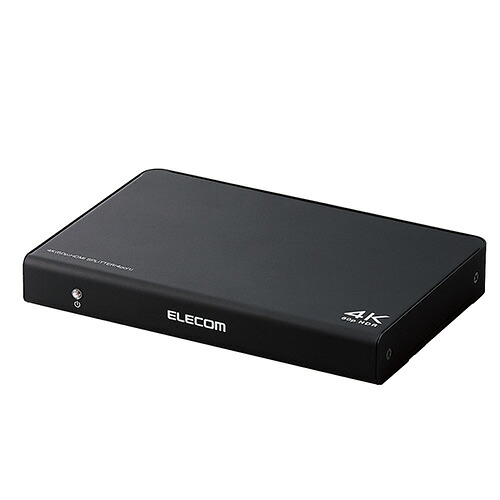 エレコム ELECOM VSP-HDP14BK HDMI分配器 4K 60P 対応 1入力 4出力 スプリッター VSPHDP14BK｜ワンズマート店