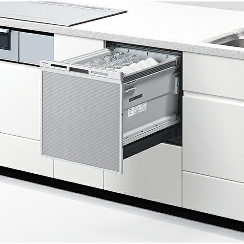 パナソニックNP45MS9S【商品お届けのみ】NP-45MS9S ビルトイン食器洗い乾燥機 幅45cmドアパネル型 40L 5人分(40点) 奥行65cmｘ幅45cmミドルタイプ ※ドアパネル別売 食洗機