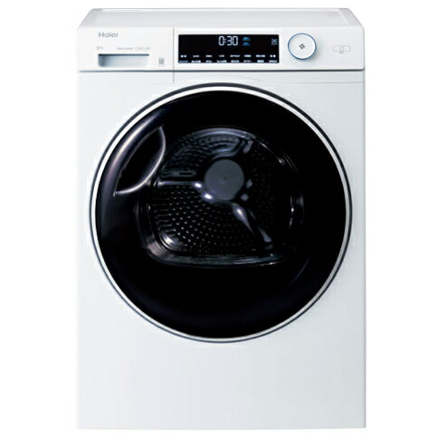 【標準設置料金込】【長期保証付】ハイアール(Haier) JZ-K90A-W ホワイト 衣類ケア乾燥機 右開き 乾燥9kg