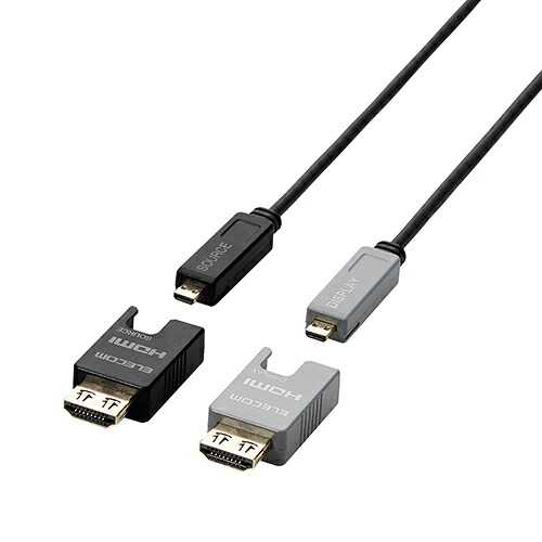 エレコム ELECOM DH-HDLOB100BK ブラック 長尺HDMIケーブル アクティブオプティカル 100m DHHDLOB100BK
