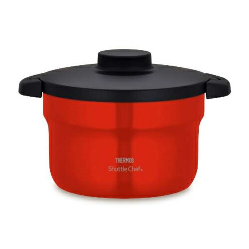 サーモス(THERMOS) KBJ-3002-UR アーバンレッド 真空保温調理器シャトルシェフ2.8LIH対応3人～5人用PFOSPFOAフリー